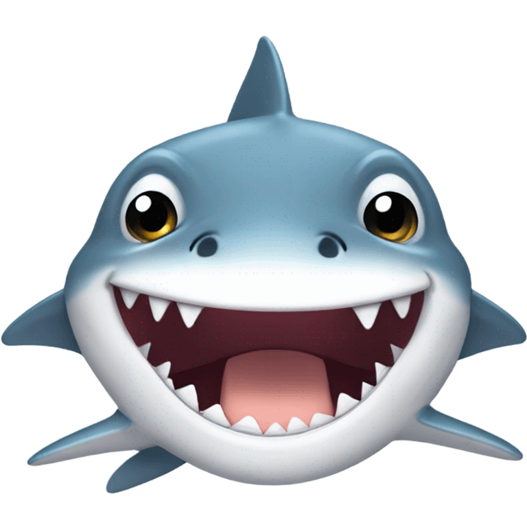 Cute shark emoji