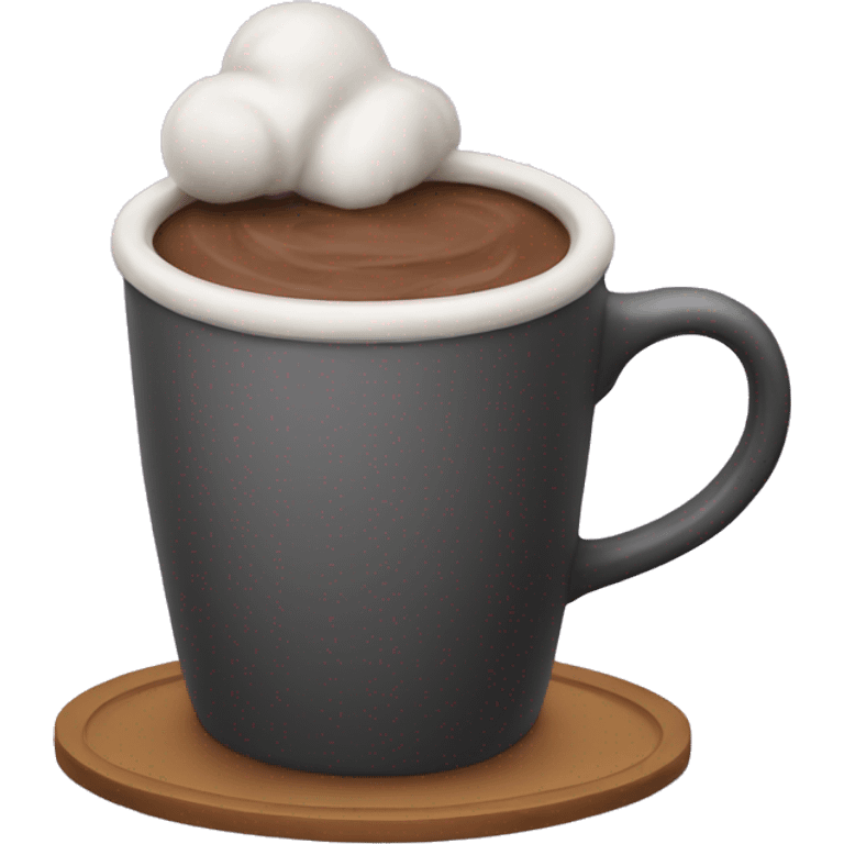 A cup with hot chocolate  emoji