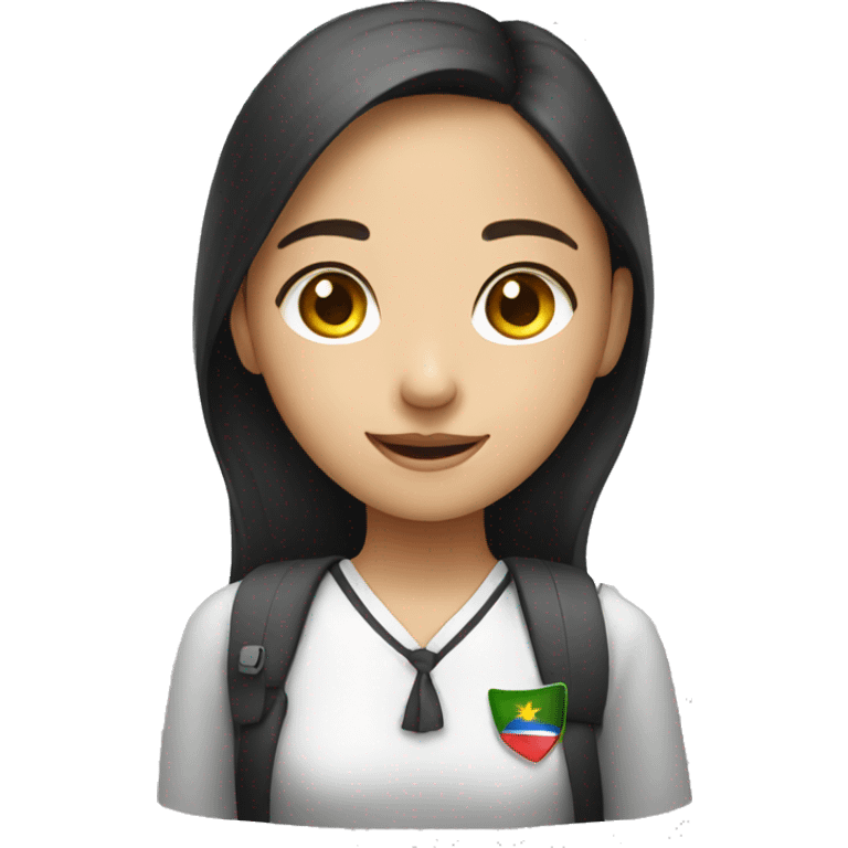 Thailand girl student emoji