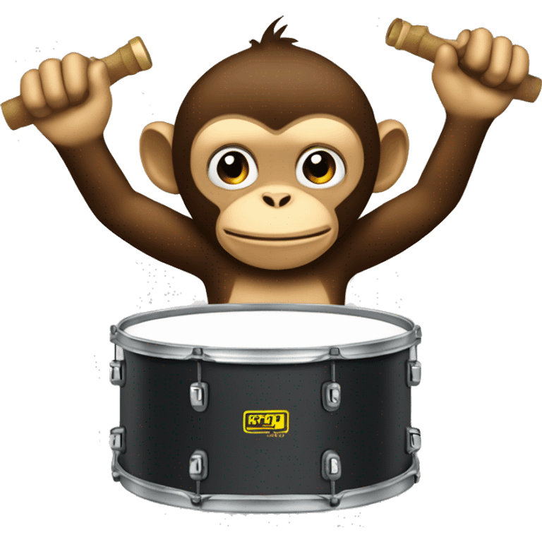 Cymbal-banging monkey emoji