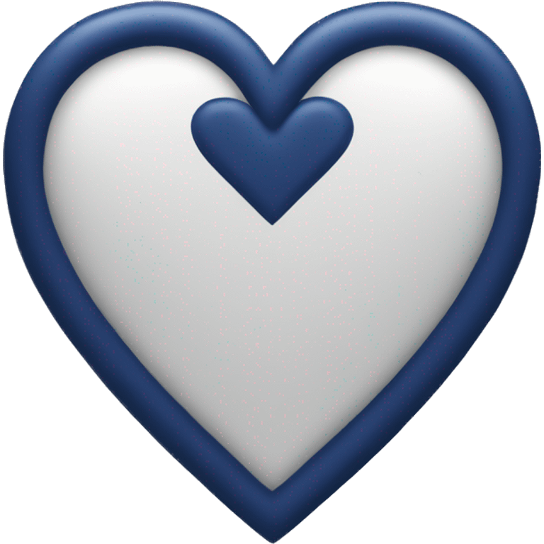 navy blue heart emoji