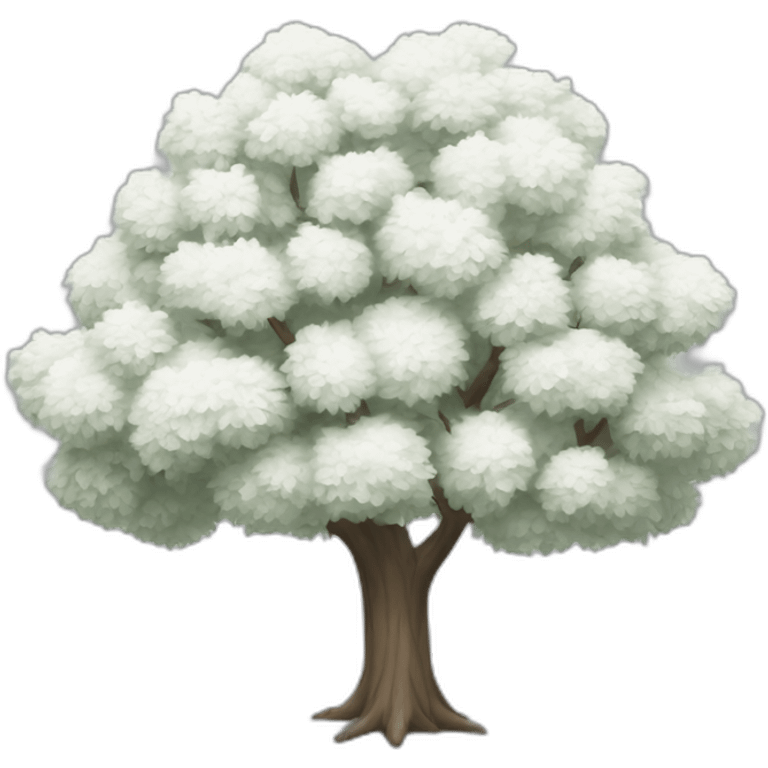 White tree emoji