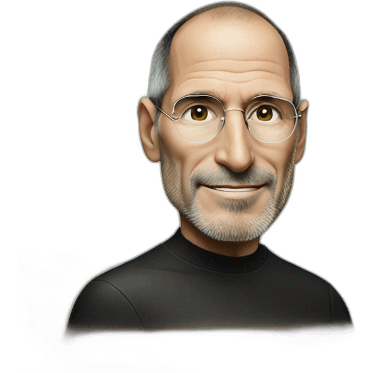 Steve jobs on the beach emoji