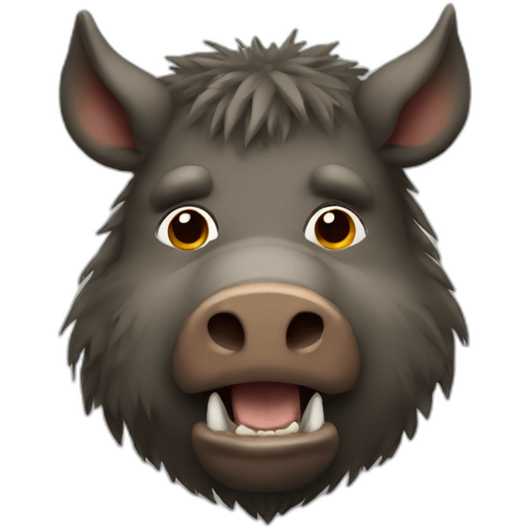 boar with beard emoji