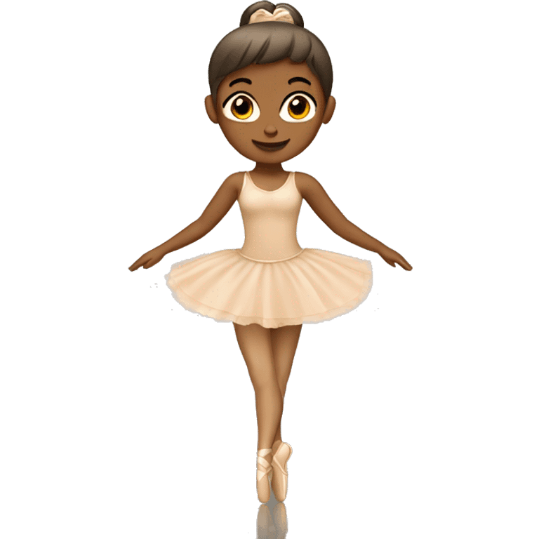 tan ballerina emoji