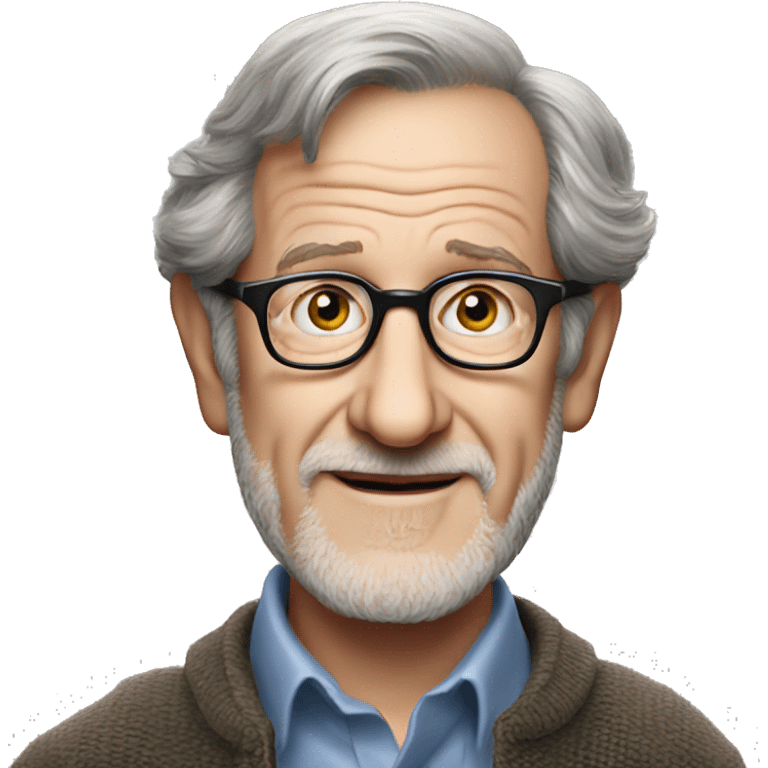 Professional ID photo of Steven Spielberg emoji