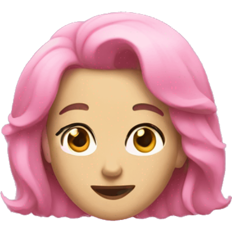 Pink Netflix emoji