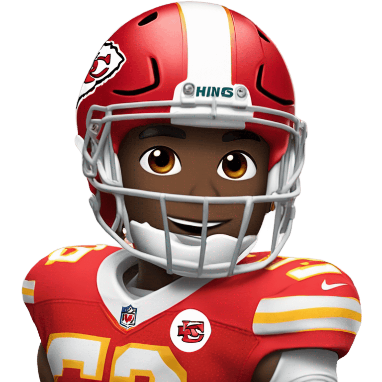 Shai Gilgeous Alexander in a Kansas City chiefs uniform emoji