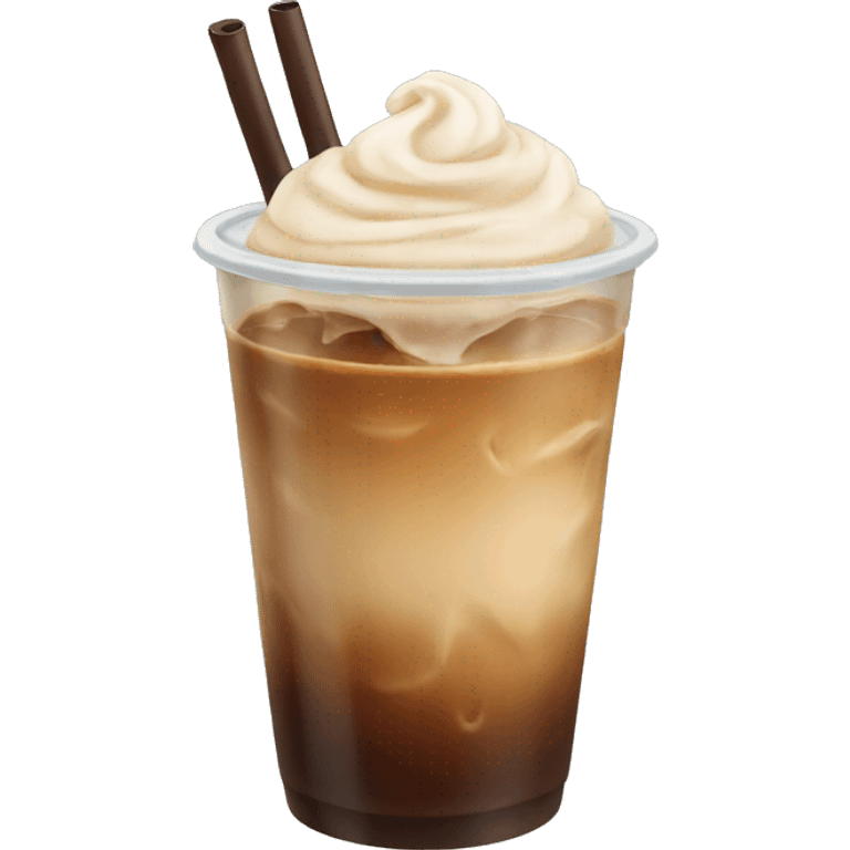 Iced coffee  emoji