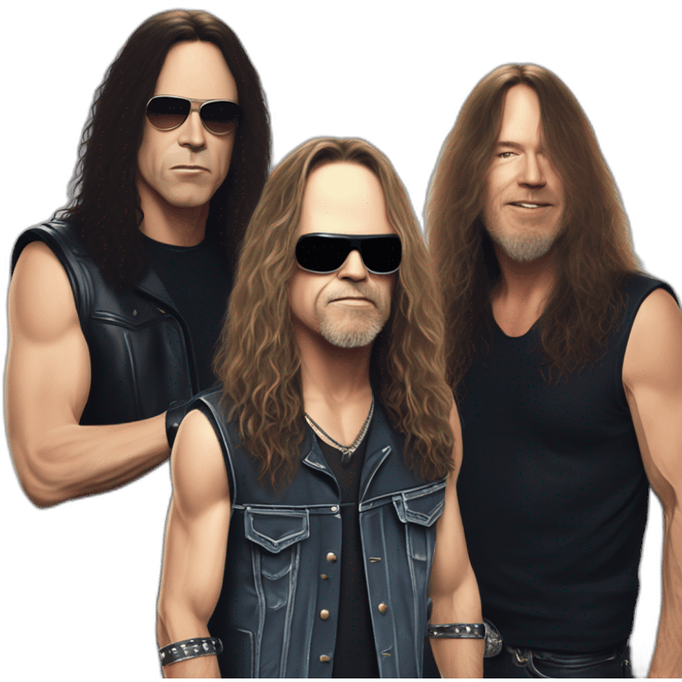 90’s Metallica with Cliff Burton  emoji