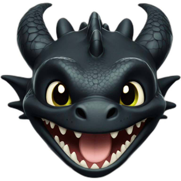 Toothless dragon  emoji