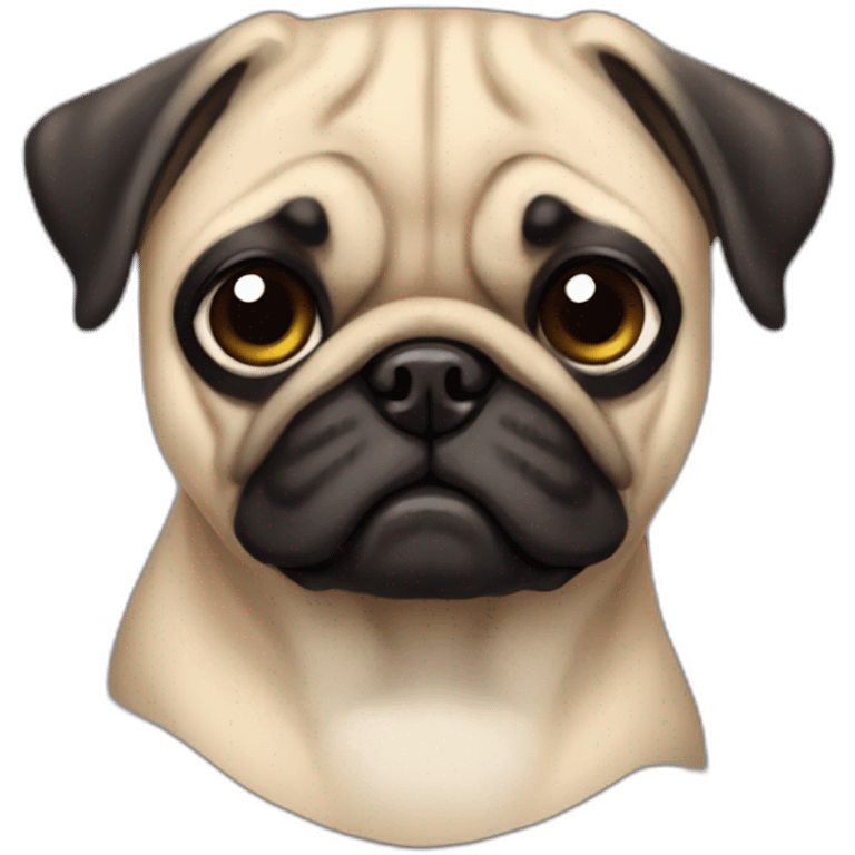 Perro pug emoji