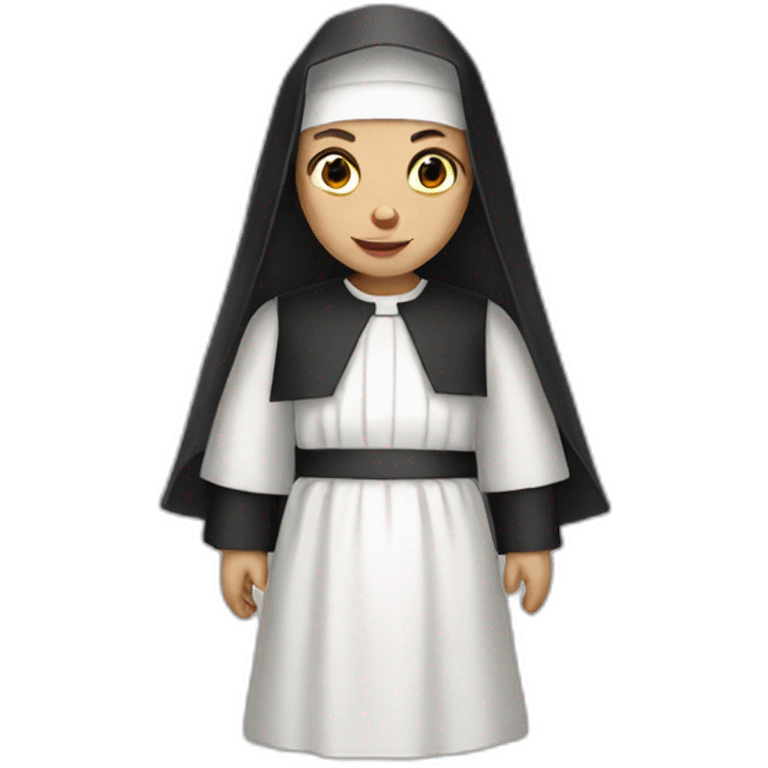 The nun emoji