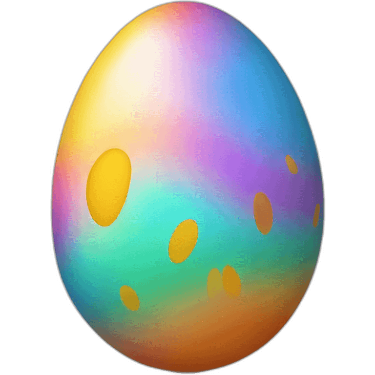 colourful egg emoji