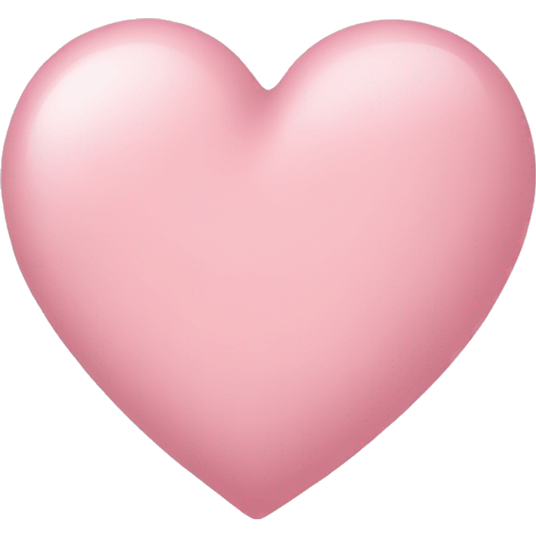 Light pink heart emoji