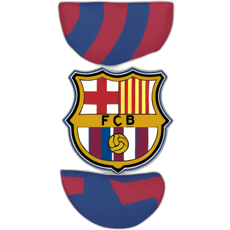 Fc Barcelone logo 2023 emoji