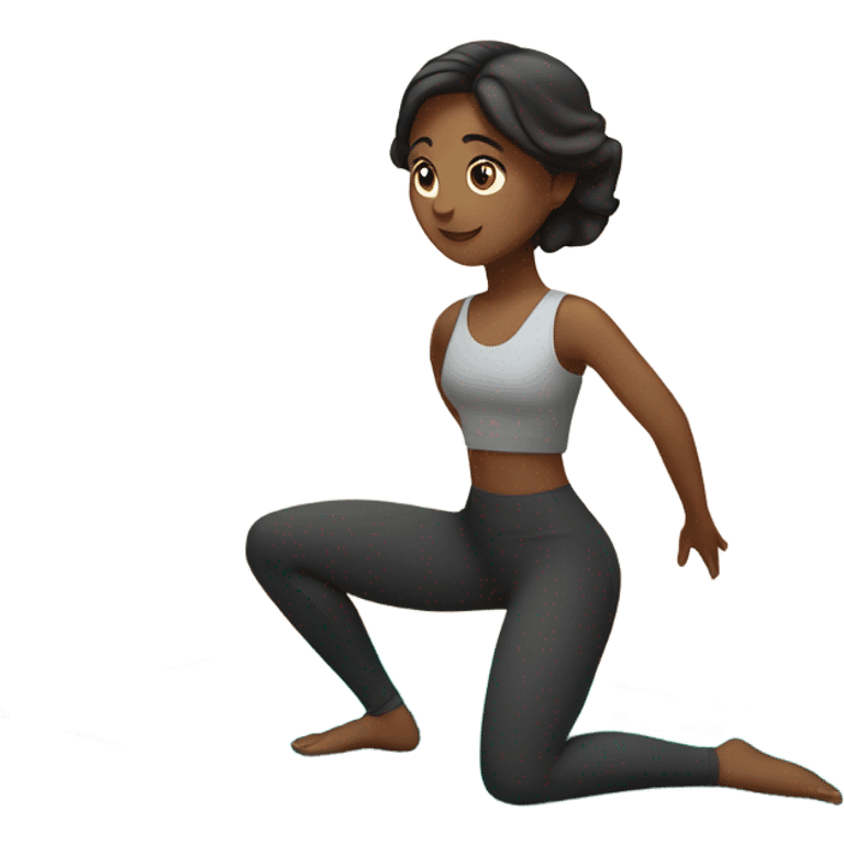 Pilates girl emoji