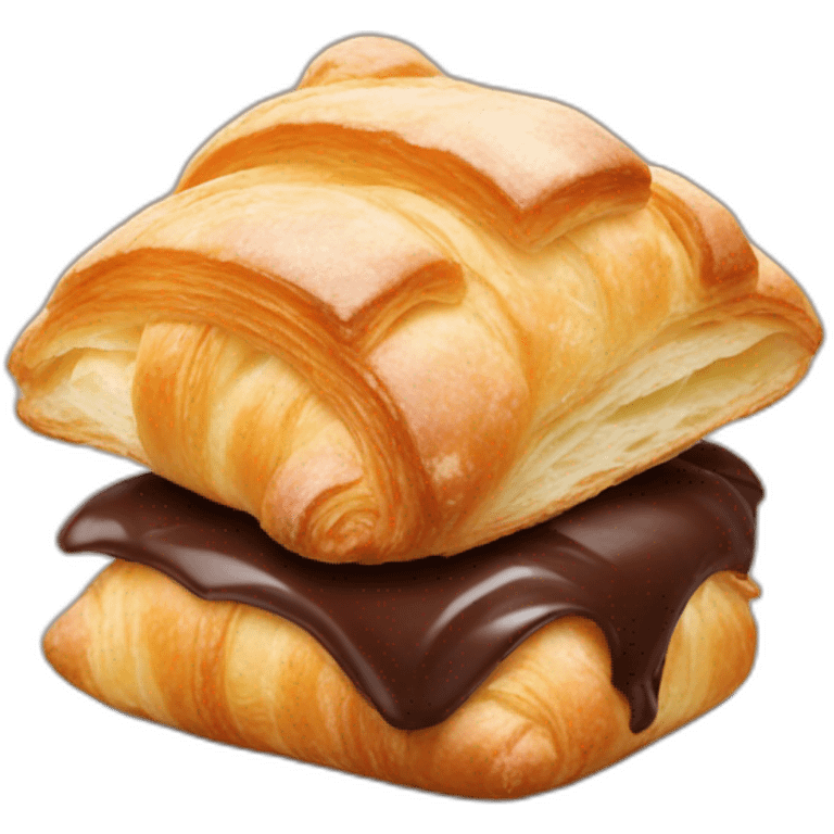 square croissant chocolate emoji