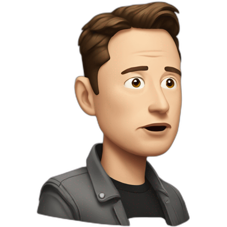 confused elon musk emoji