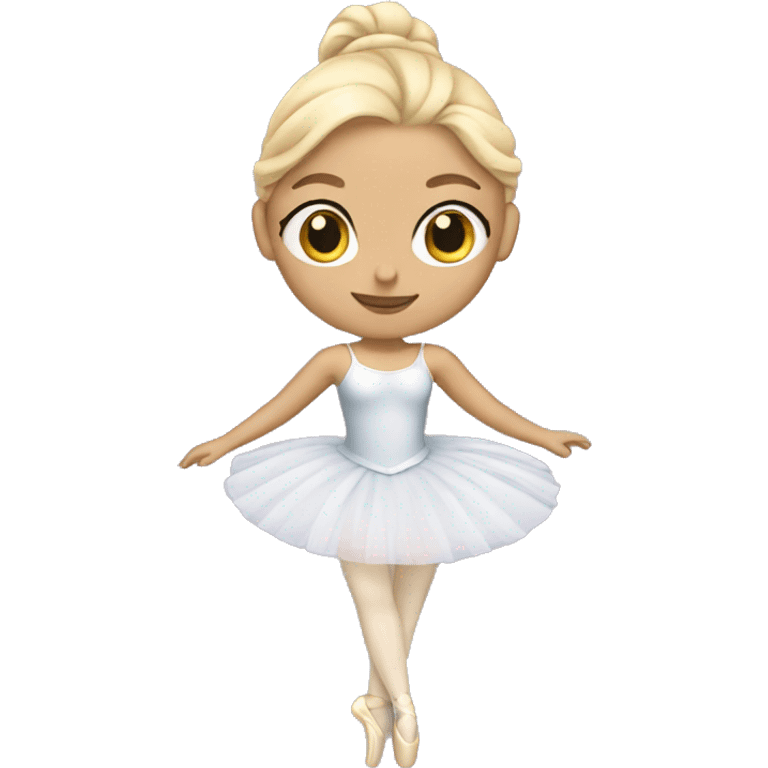 Ballet blonde girl emoji