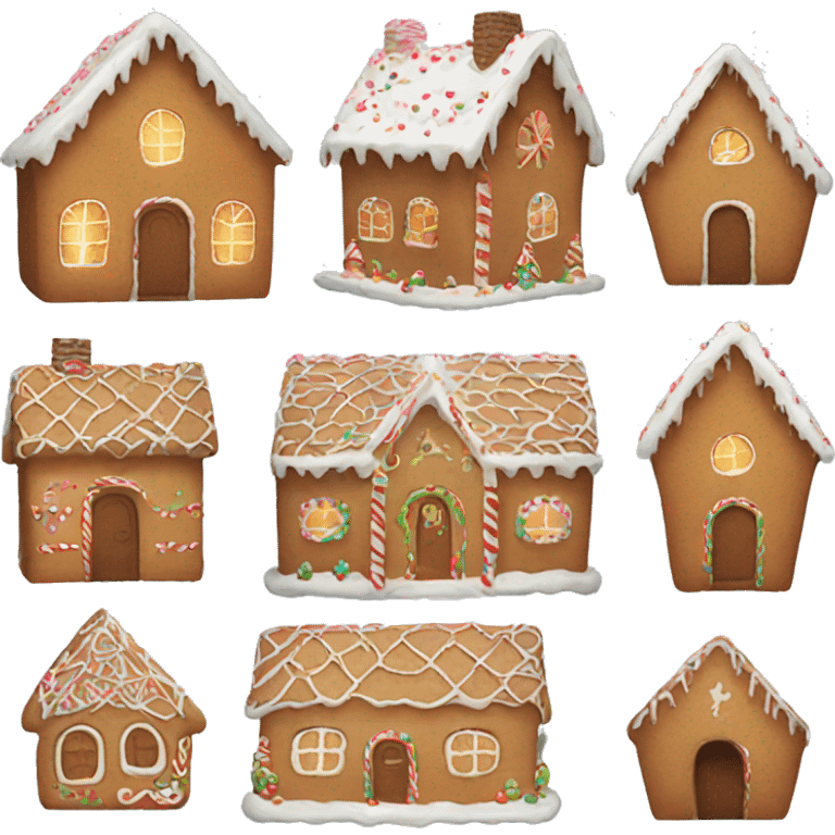 Gingerbread House Aesthetic  emoji