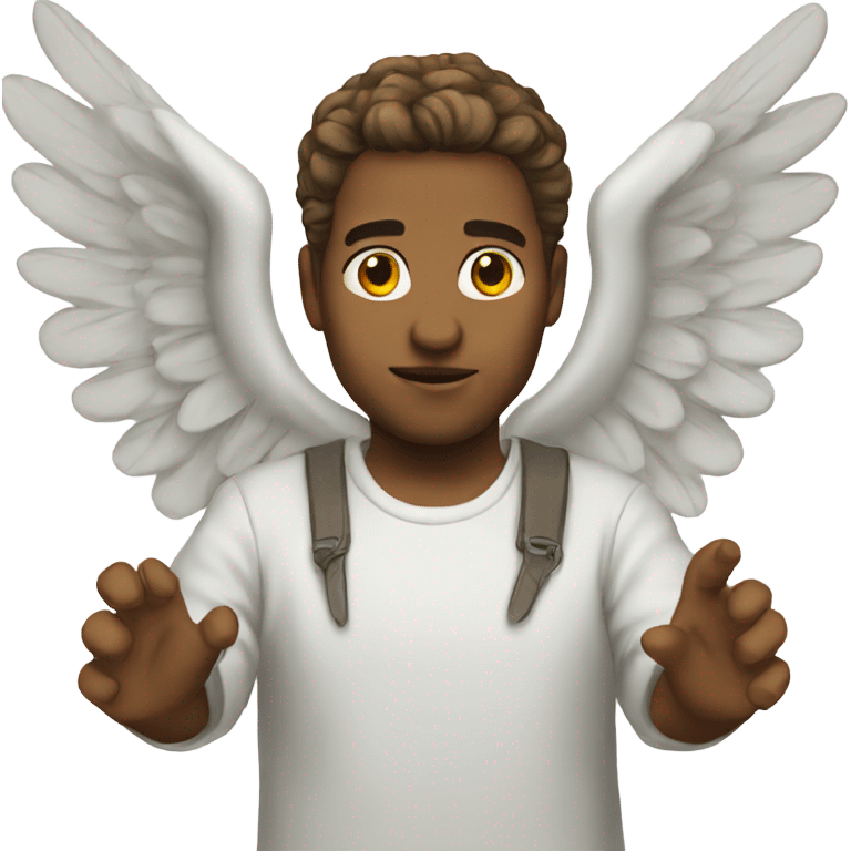 Accurate angel emoji