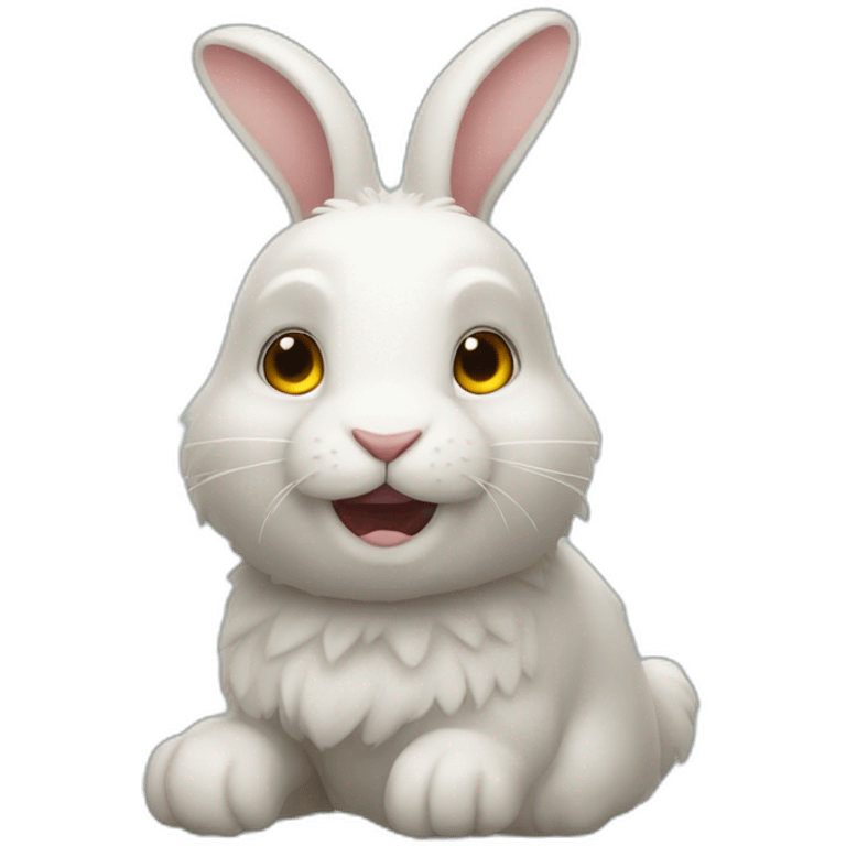 Lapin crétin emoji