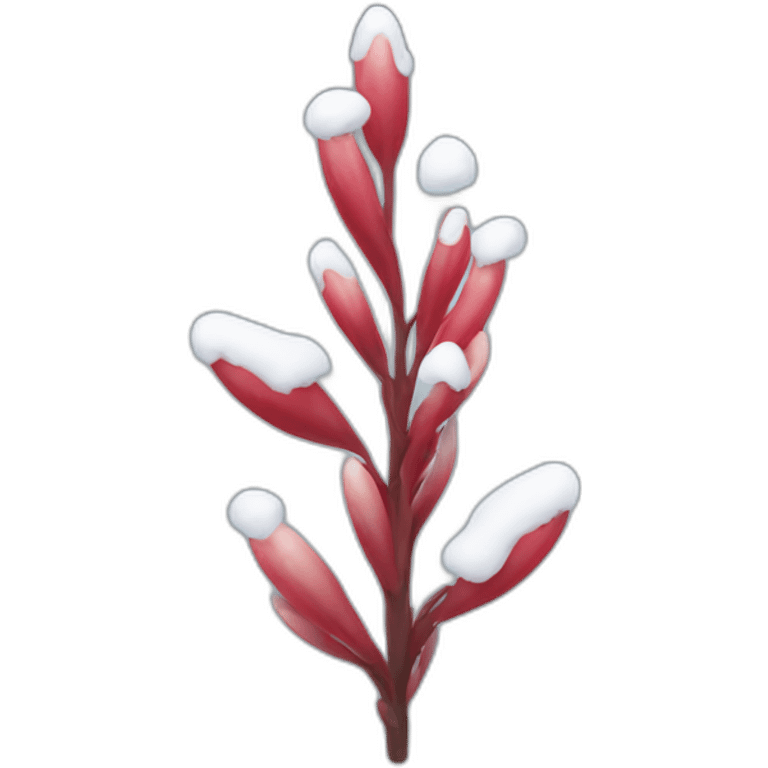 snow plant emoji