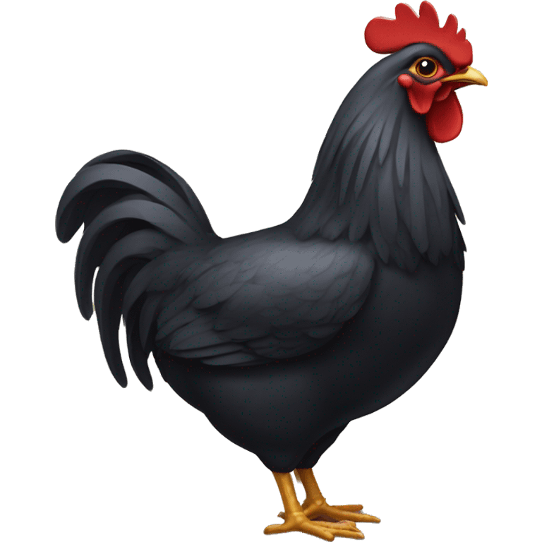 poulet noir emoji