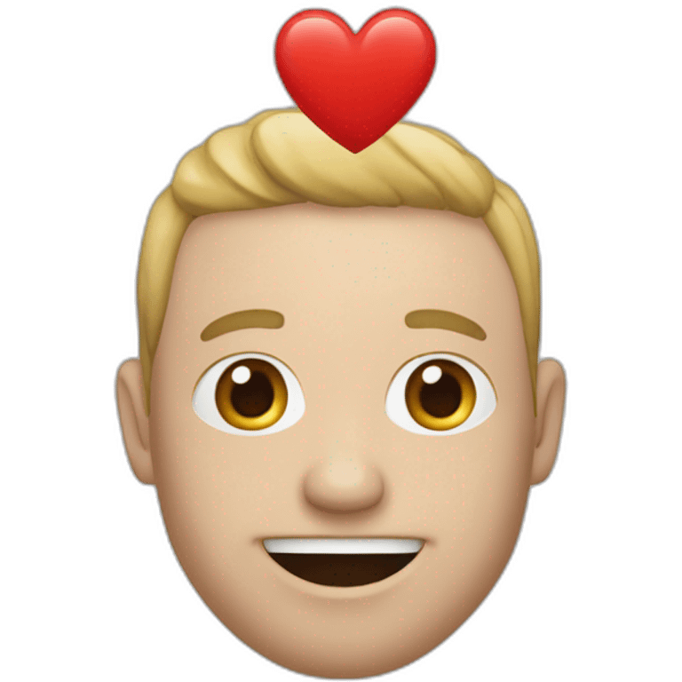 Moitié de coeur d’une main emoji