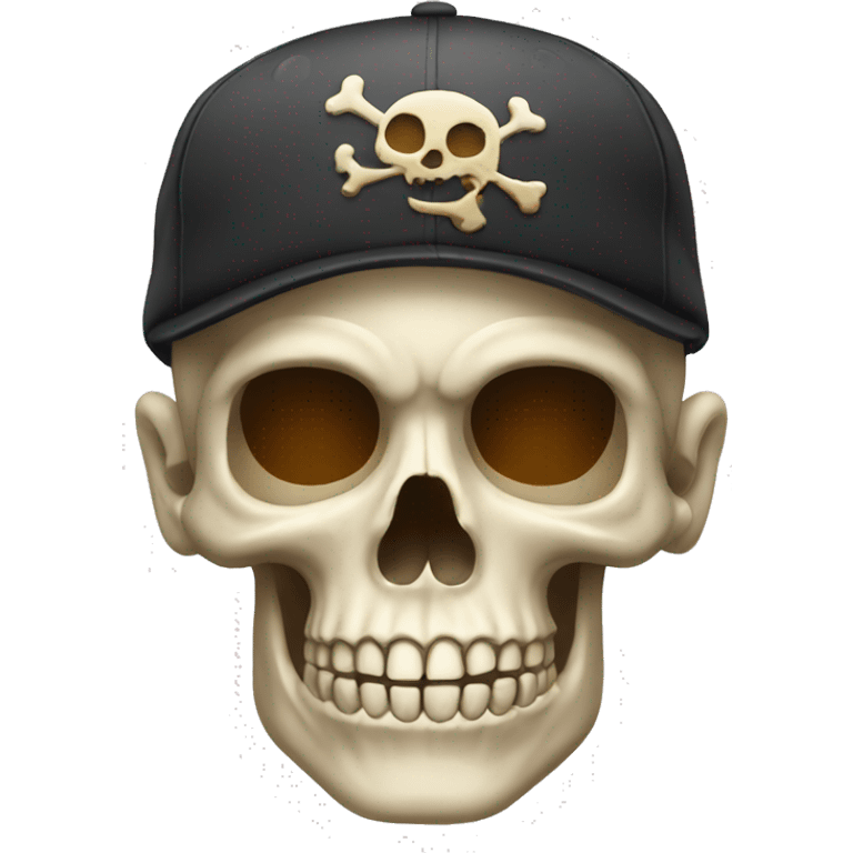 skull with cap emoji