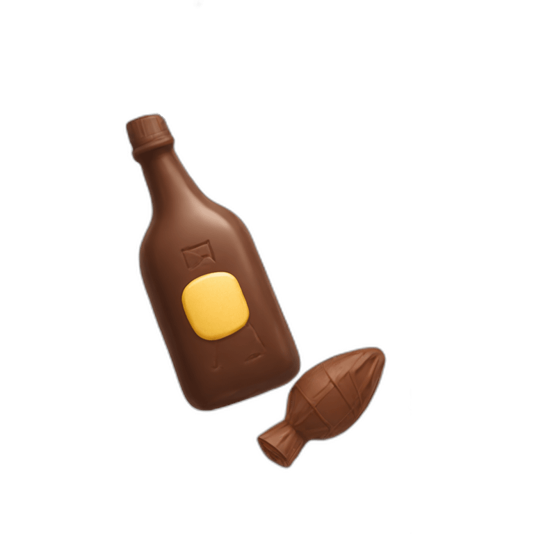 Chocolate liquor bottles emoji