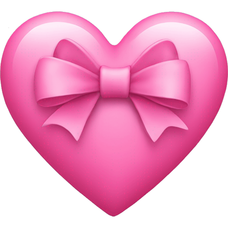 pink heart with a bow emoji