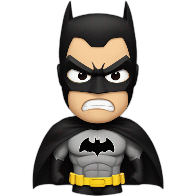 Angry Batman emoji