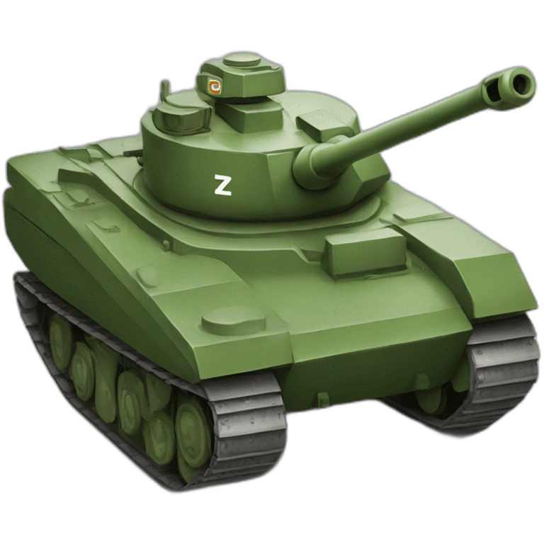 tank with letter z emoji