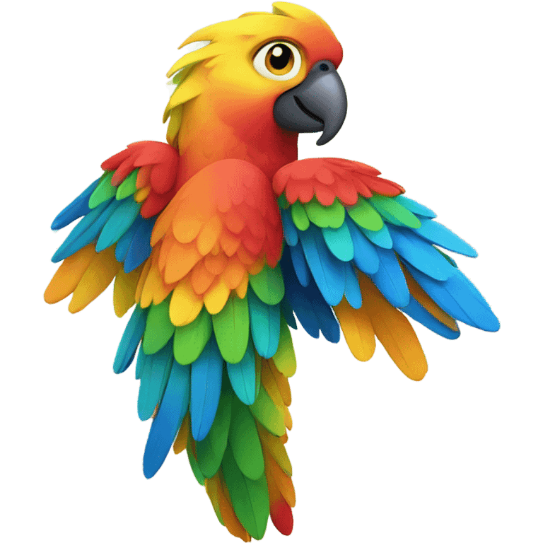 parrot smiling emoji