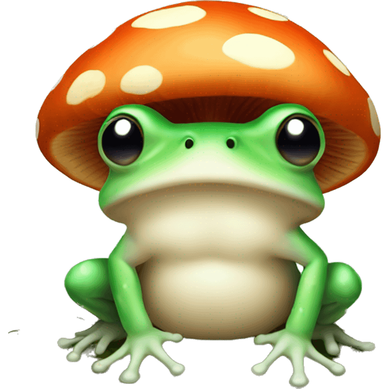 Mushroom frog emoji