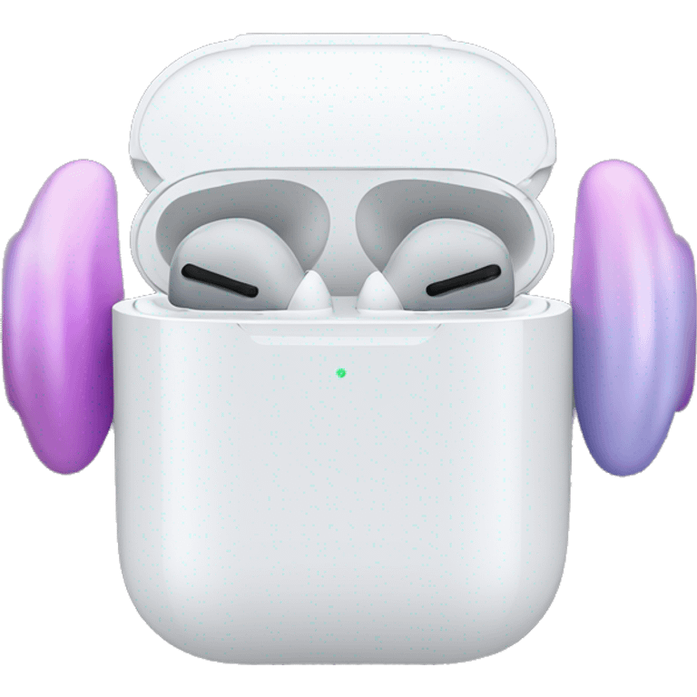 AirPods Max with small bows  emoji