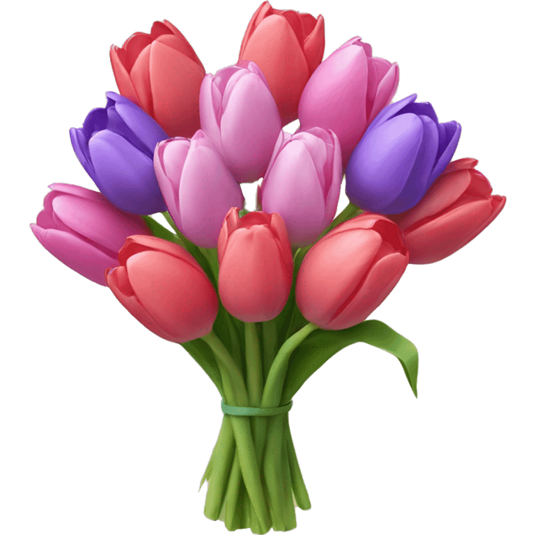 A Bouquet of tulips emoji