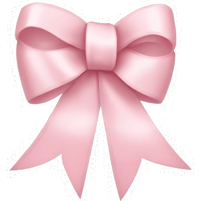 light pink ribbon bow emoji