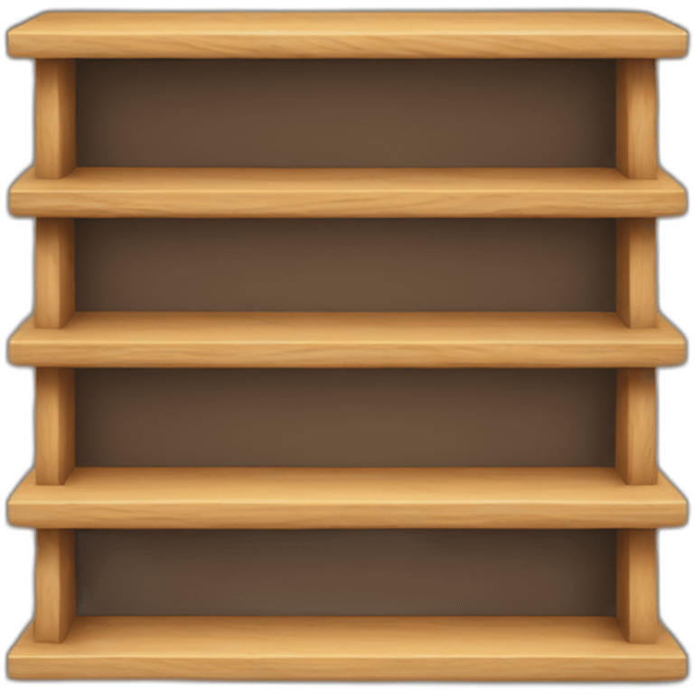 wooden shelf emoji