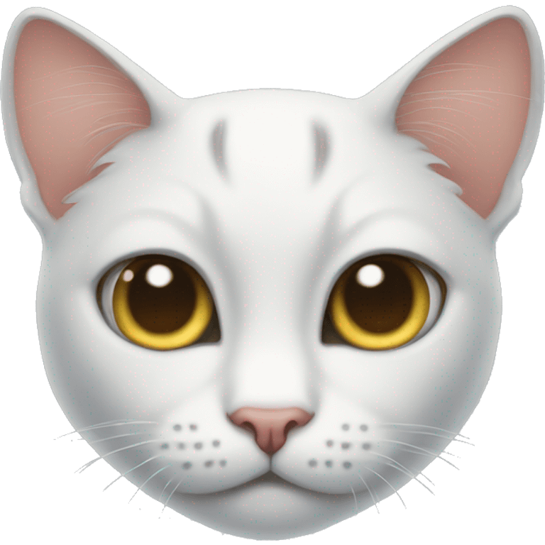 Eye roll cat emoji