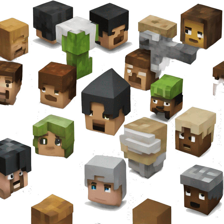 Genera il cubo d'erbadi Minecraft emoji