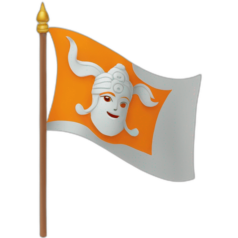 Lord shree ram flag  emoji