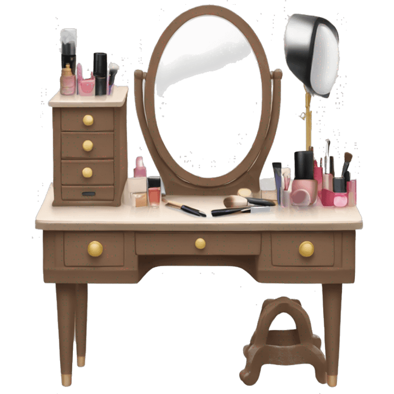 Makeup vanity emoji