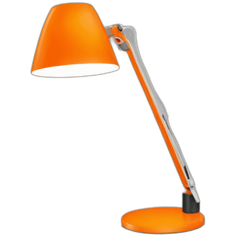 artemide orange lampe emoji