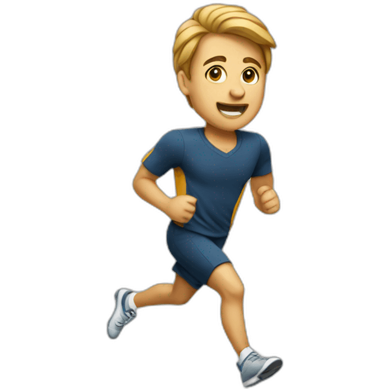 academic running emoji