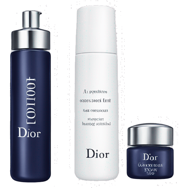 Dior skin care Kit emoji