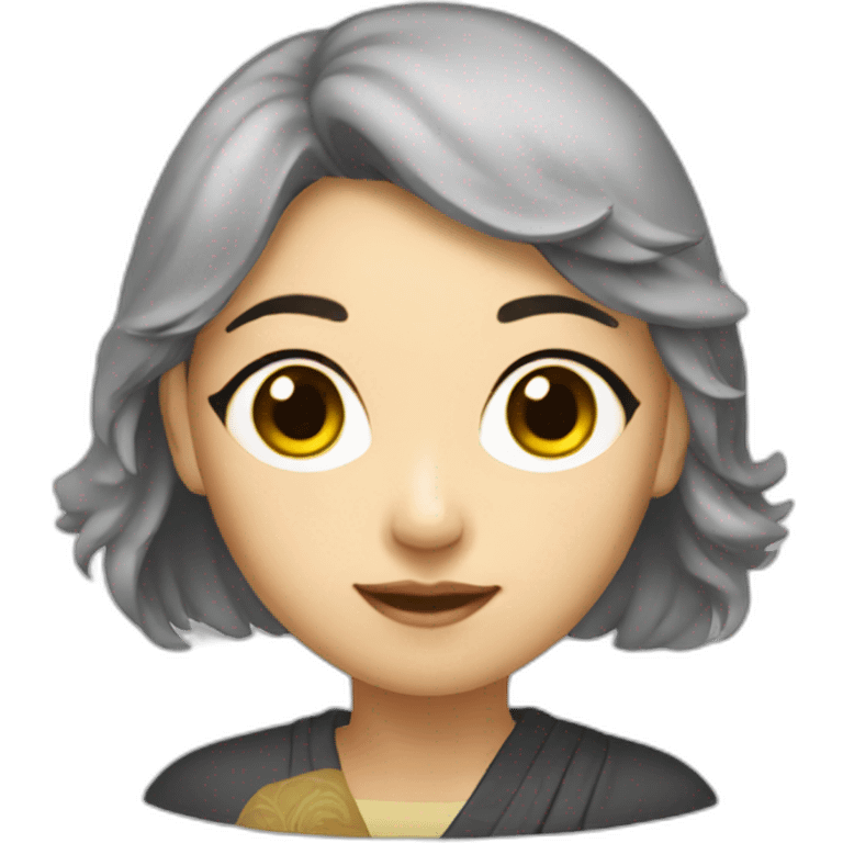 Asian female seraphim emoji