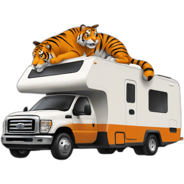 Clemson-tiger-driving-a-class-a-rv emoji